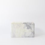 Buddy pet urn. Image of marble chest urn in emerald.
