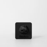 Pet memorial keepsake. 3D print memorial in black.