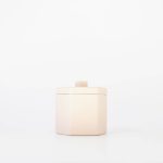 Buddy pet cremation urn. Image of contemporary hex urn in bone.
