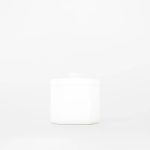 Buddy pet cremation urn. Image of contemporary hex urn in white.