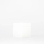 Buddy pet cremation urn. Image of modern cube urn in white.