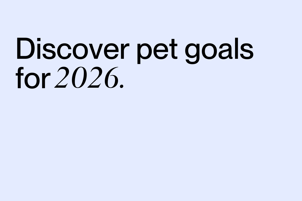 Discover Pet Goals for 2206 with Buddy